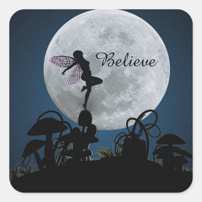Moonlight dance believe fairy stickers (Front)