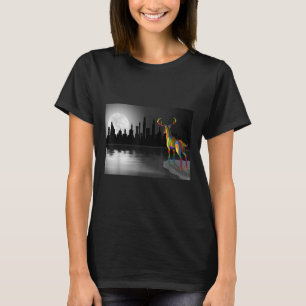 Moonlight Deer Environmental Protection Animal Pro T-Shirt