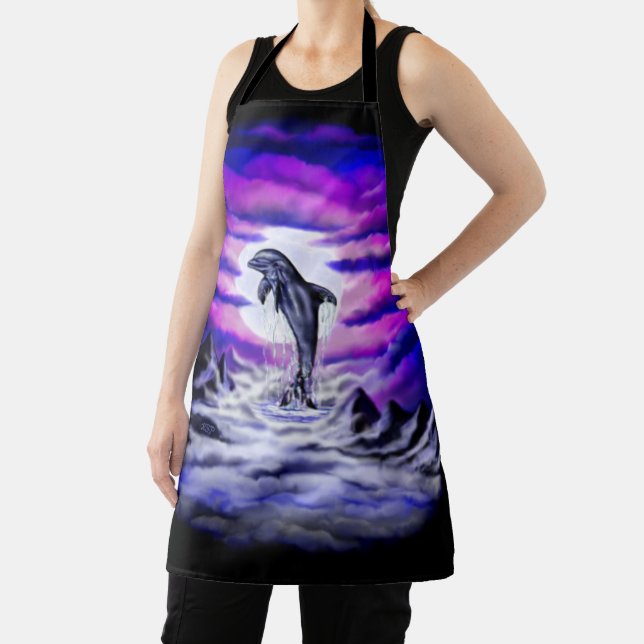 Moonlight Dolphin Apron (Insitu)
