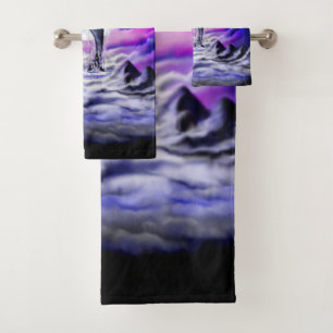Moonlight Dolphin Bath Towel Set