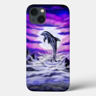 Moonlight Dolphin iPhone 13 Case