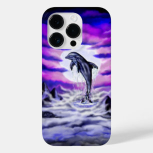 Moonlight Dolphin Case-Mate iPhone 14 Pro Case