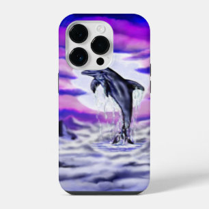 Moonlight Dolphin iPhone 14 Pro Case