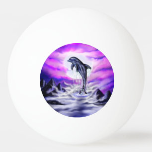 Moonlight Dolphin Ping Pong Ball