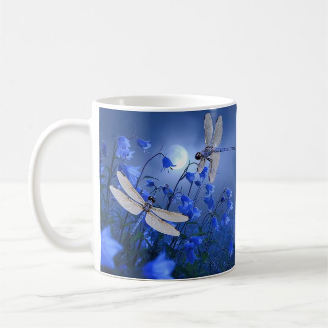 Moonlight Dragonfly Mug – Serenity in Bloom (Left)