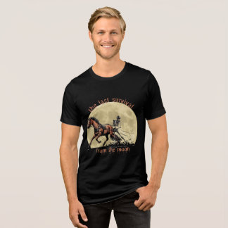 Moonlight Escape: The Last Survivor's Journey Tri-Blend Shirt