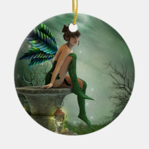 Moonlight Fairy Ceramic Ornament