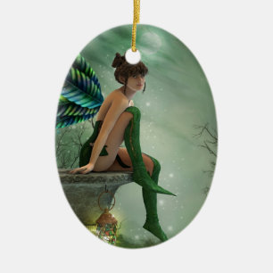 Moonlight Fairy Ceramic Tree Decoration