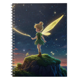 Moonlight Fairy Spiral Notebook