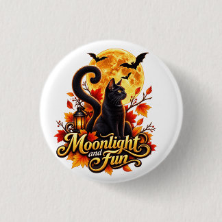 Moonlight & Fun 3 Cm Round Badge