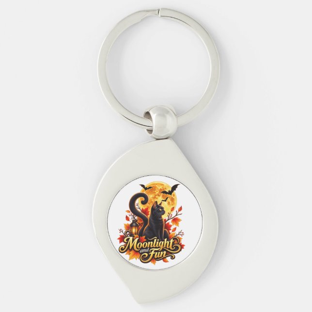 Moonlight & Fun Key Ring (Front)
