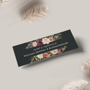 Moonlight Garden Bridal Registry Cards   Mini