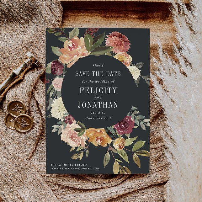 Moonlight Garden Save the Date Card (Creator Uploaded)