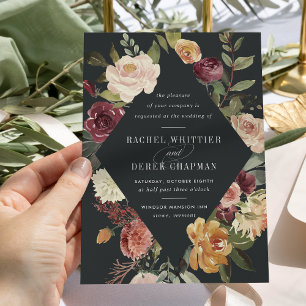 Moonlight Garden Wedding Invitation