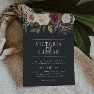 Moonlight Garden Wedding Invitation