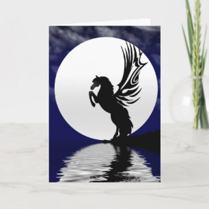 Moonlight Glow Greeting Card