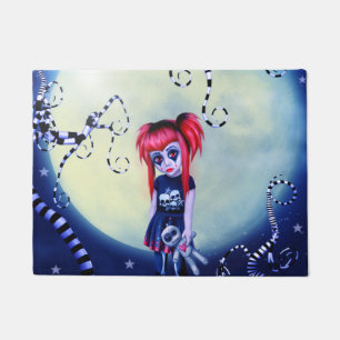 Moonlight Goth Doll Doormat