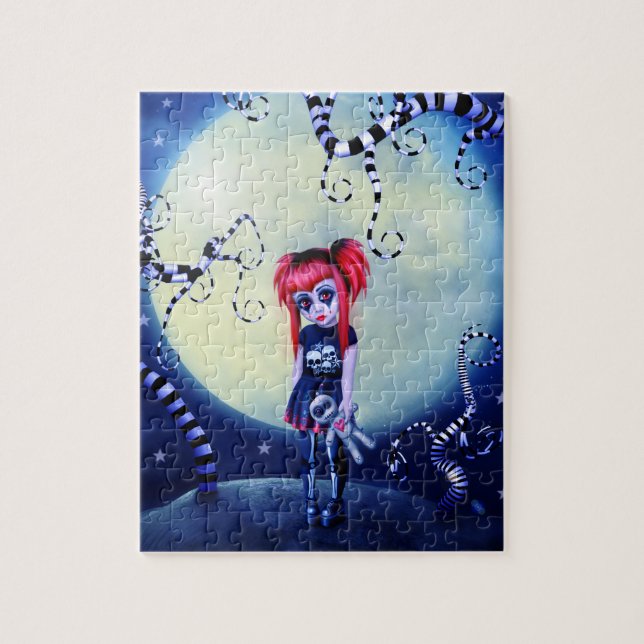 Moonlight Goth Doll Jigsaw Puzzle (Vertical)