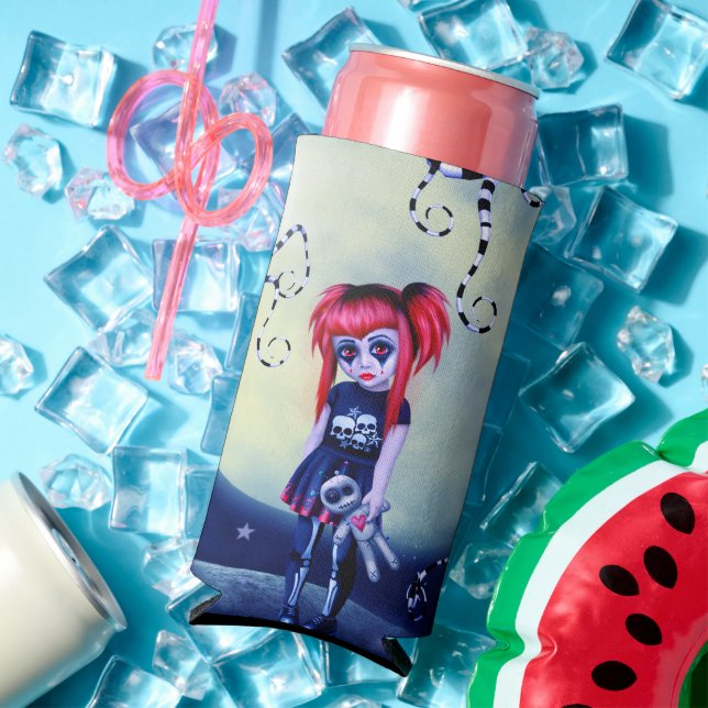 Moonlight Goth Doll Seltzer Can Cooler (In Situ Summer)