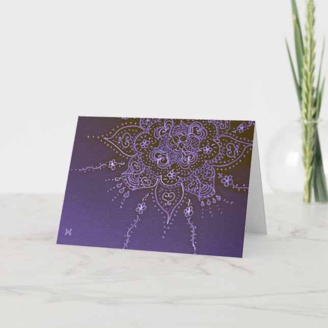 Moonlight Greeting Card (Front)