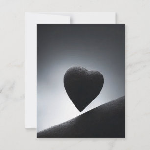 Moonlight Heart Shape Night Sky Card