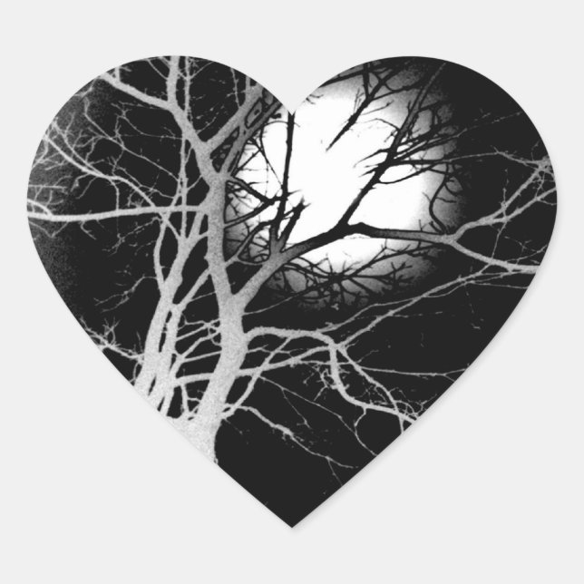 Moonlight Heart Sticker (Front)