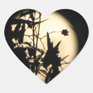 Moonlight Heart Sticker