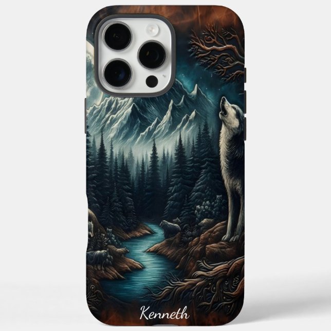 Moonlight Howl Case-Mate iPhone Case (Back)