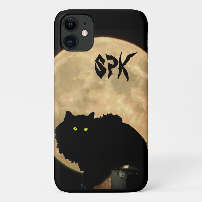 Moonlight Hunter Crouching Tomcat and Moon Case-Mate iPhone Case (Back)