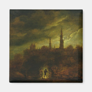 Moonlight Landscape Magnet