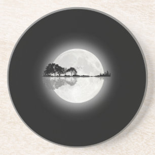 Moonlight Nature Guitar Coaster