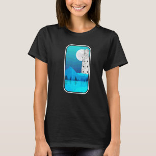 Moonlight Nature Tree Nautical Full Moon Sea Light T-Shirt