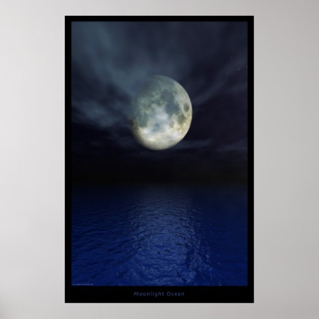 Moonlight Ocean -Special Edition Poster (Front)