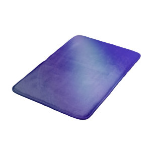 Moonlight Ombre Silver Grey & Navy Bath Mat