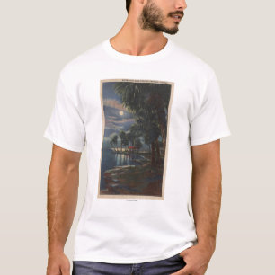 Moonlight on a Florida BeachFlorida T-Shirt