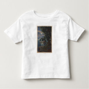 Moonlight on a Florida BeachFlorida Toddler T-Shirt