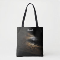 Moonlight on Clouds Night Sky Photo Personalised