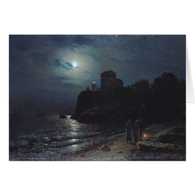 Moonlight on the Edge of a Lake, 1870 (Front Horizontal)
