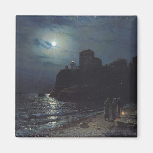 Moonlight on the Edge of a Lake, 1870 Magnet