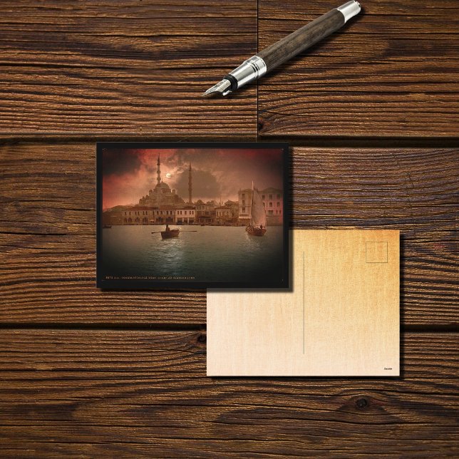 Moonlight over Constantinople Postcard (Creator Uploaded)