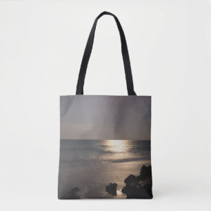 Moonlight Over Ocean Tote Bag