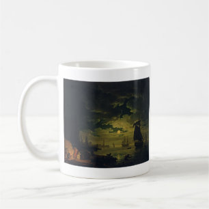 Moonlight Over Palermo High-Fidelity Fine Art Coffee Mug