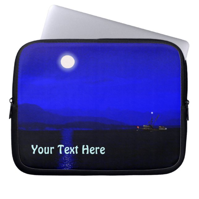 Moonlight Passage Laptop Sleeve (Front)