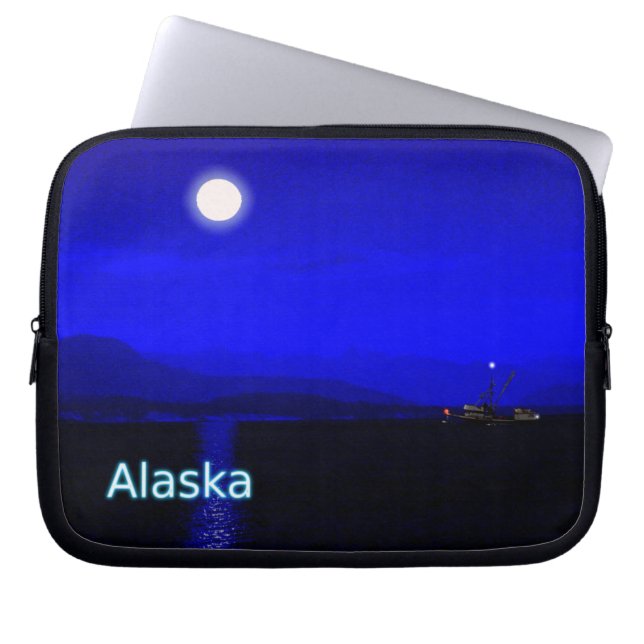 Moonlight Passage Laptop Sleeve (Front)