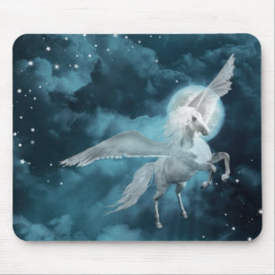 moonlight pegasus mouse pad