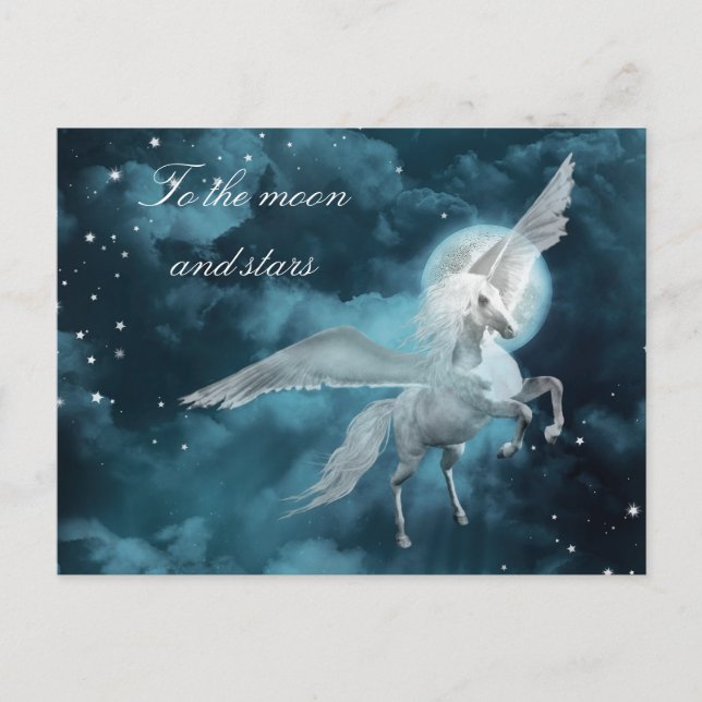 Moonlight pegasus postcard (Front)