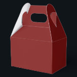 Moonlight Red Favour Box<br><div class="desc">A rich and moody colour of moonlight red. This deep dramatic red is perfect for romantic nights, gothic weddings, vintage-style celebrations, and bold statement spaces. Each item screams kissed by shadow. "Moonlight red" can describe a deep, mystical colour palette with muted reds and earthy tones, or it can refer to...</div>