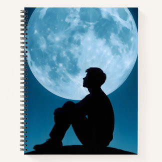 Moonlight Reflections Spiral Notebook