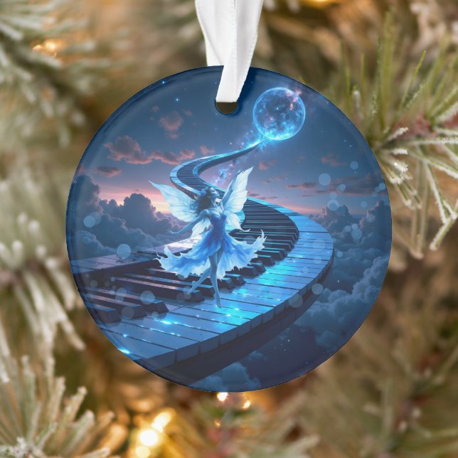 Moonlight Rehearsal – Dancing in the moonlight.  Ornament (Tree)