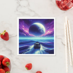 Moonlight Ride Napkin